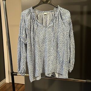 Gap XL print blouse